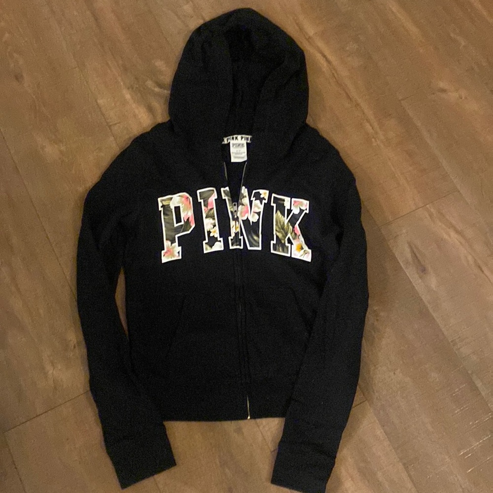 PINK zip up hoodie